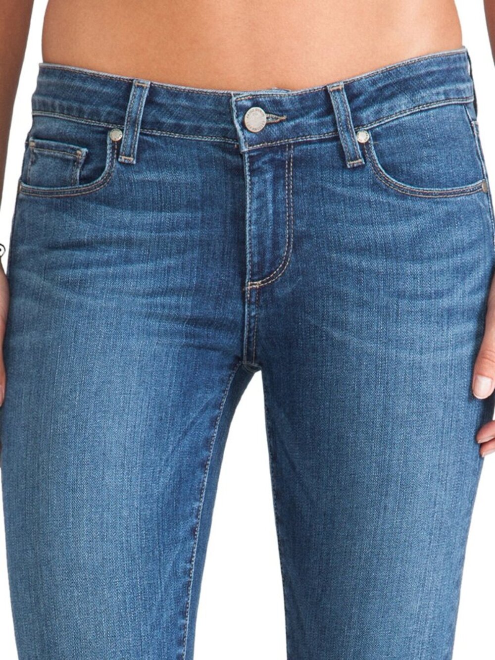 PAIGE Denim Verdugo Crop Mid-Rise Jeans in Nevada Size 28